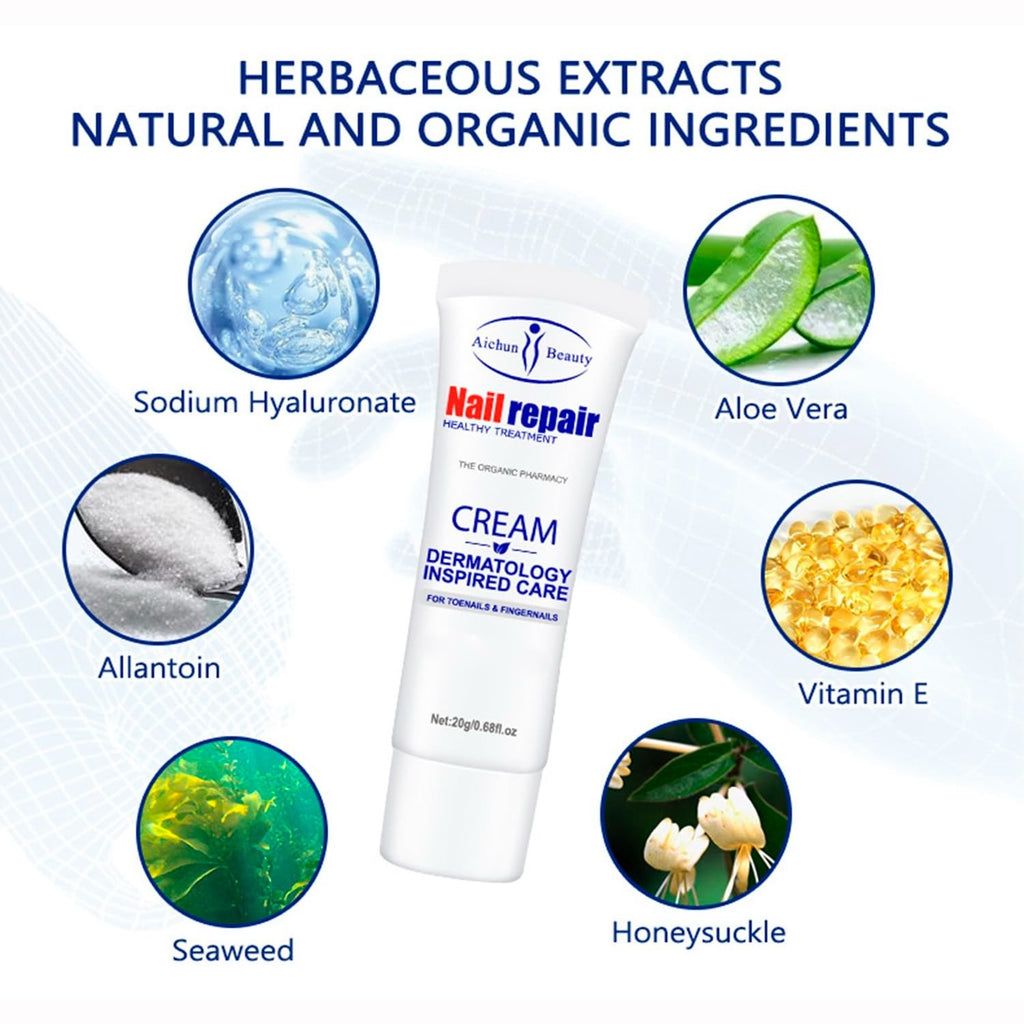 Nail Repair Cream for Damaged Nails - Hydrates & Restores 20g