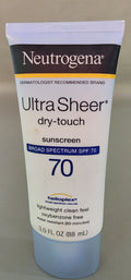 SPF 70 Sunscreen Lotion - Water Resistant, Dry Touch, Oxybenzone Free, 3oz