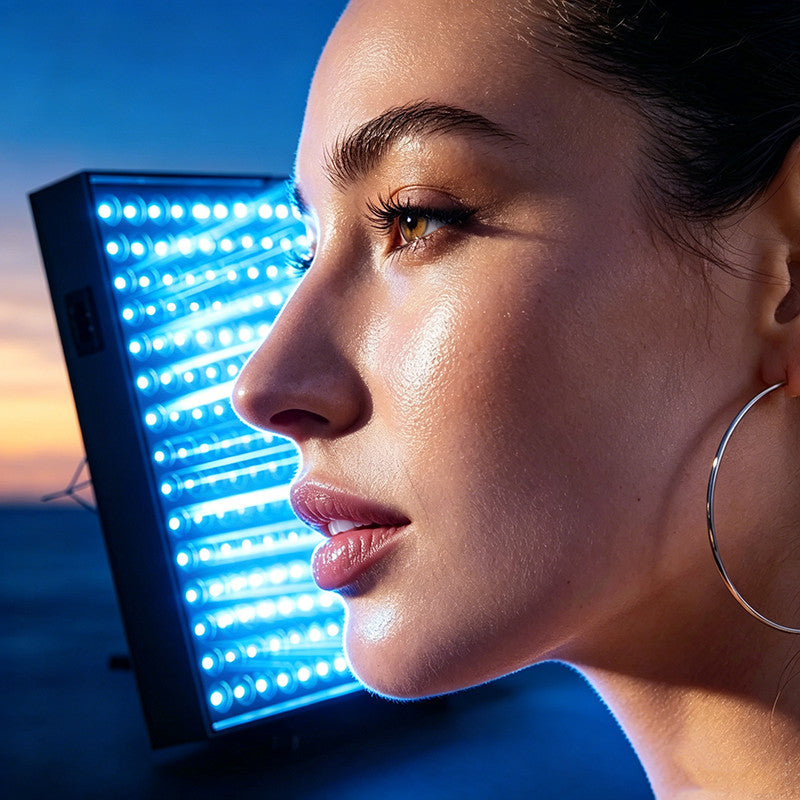 225 LED Home Tanning Lamp for Facial and Body Bronzing - Portable Solarium Light