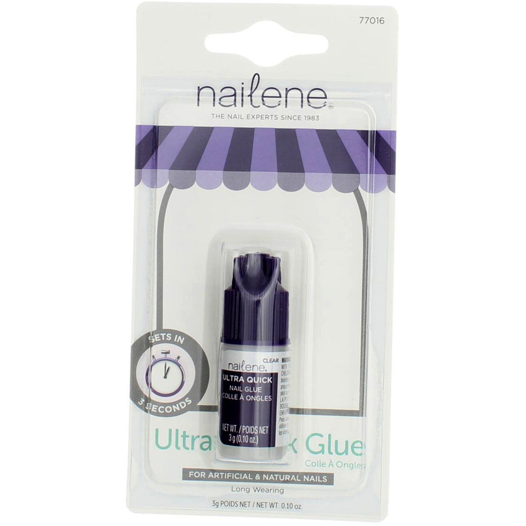 Nailene Nail Artist Nail Glue - Fast-Setting Artificial & Natural Nail Repair, 0.1 oz (6 Pack)