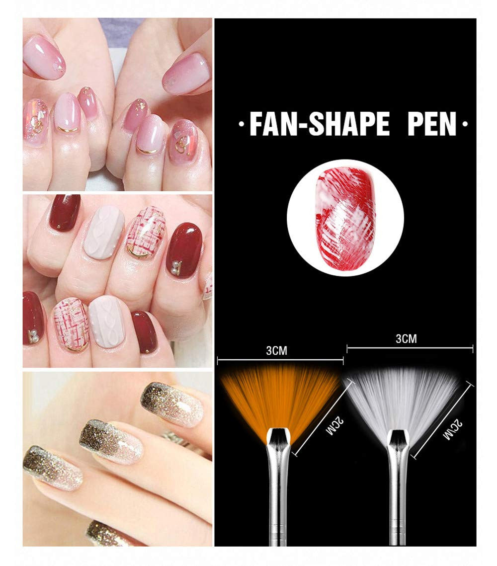 20PCS Nail Art Dotting Brushes & Painting Pen Tools Set for Creative Manicure