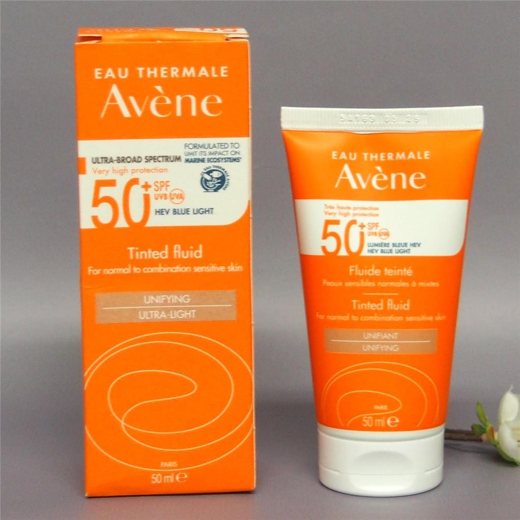 Avene Tinted SPF50+ Ultra-Light Sunscreen for Sensitive Skin 50ml