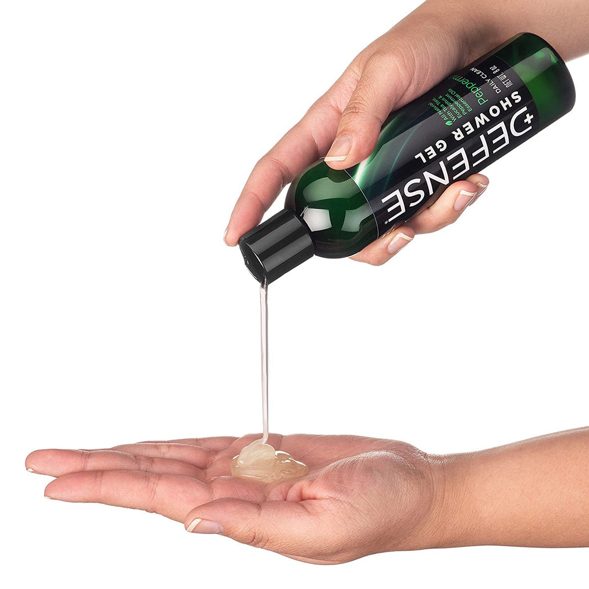Peppermint Shower Gel - All-Natural Skin Protection for Athletes - 8 oz