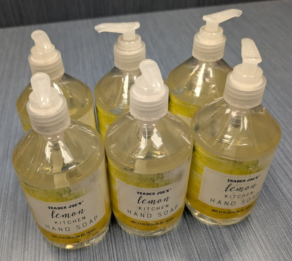 6 Pack Lemon Kitchen Hand Soap - 17 fl oz Bottles