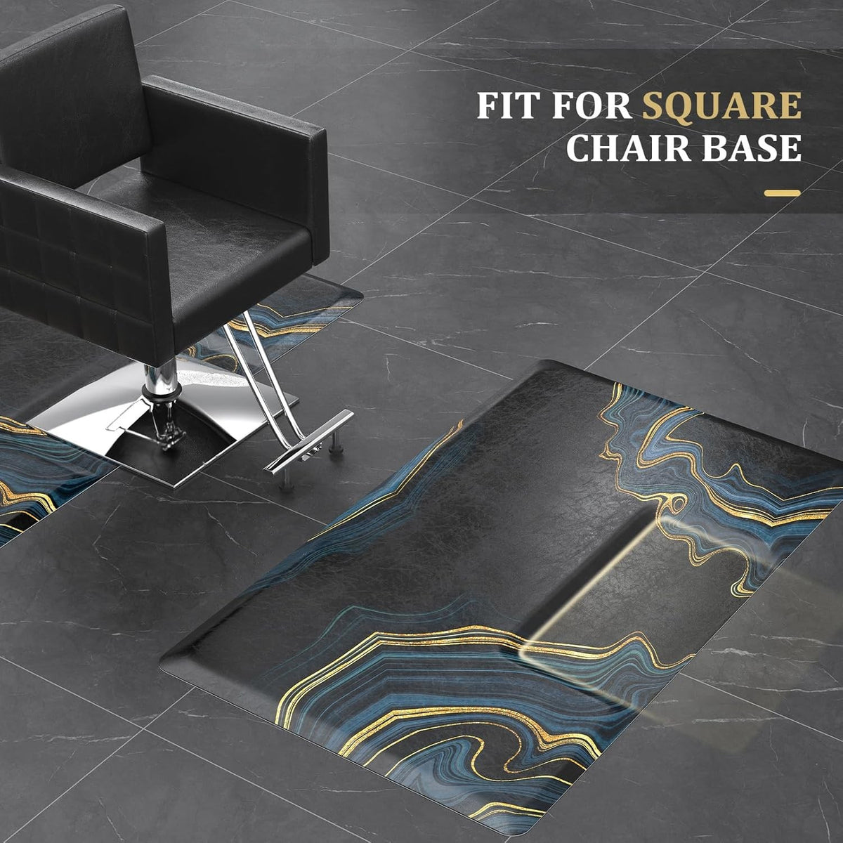 Salon Anti-Fatigue Floor Mat 3x5 Feet for Hair Stylists & Barbers