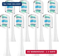 Electric Toothbrush Replacement Heads 8 Pack Soft Bristles Snap-On Compatible