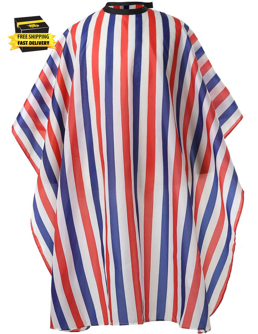 Professional Hair Cutting Cape with Adjustable Snap Closure Waterproof Salon Gown