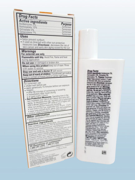 SPF 60 Light Fluid Sunscreen Lotion - 1.7 OZ, Pack of 2