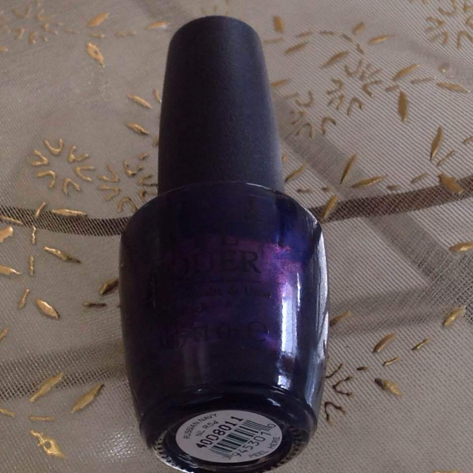 OPI Nail Lacquer Polish Russian Navy Full Size - New, 15ml