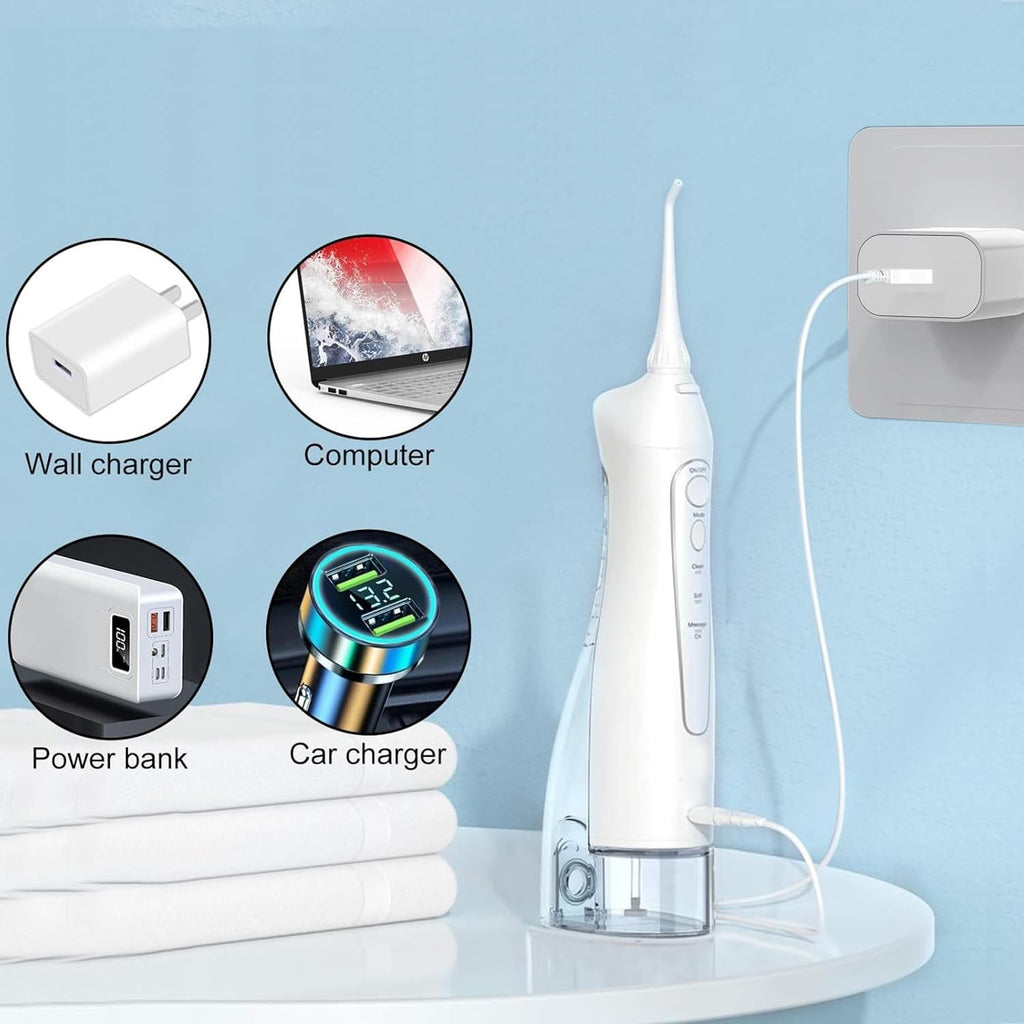 USB Charging Cable for Portable Water Flossers - Compatible with Nicwell Fairywill Aquasonic
