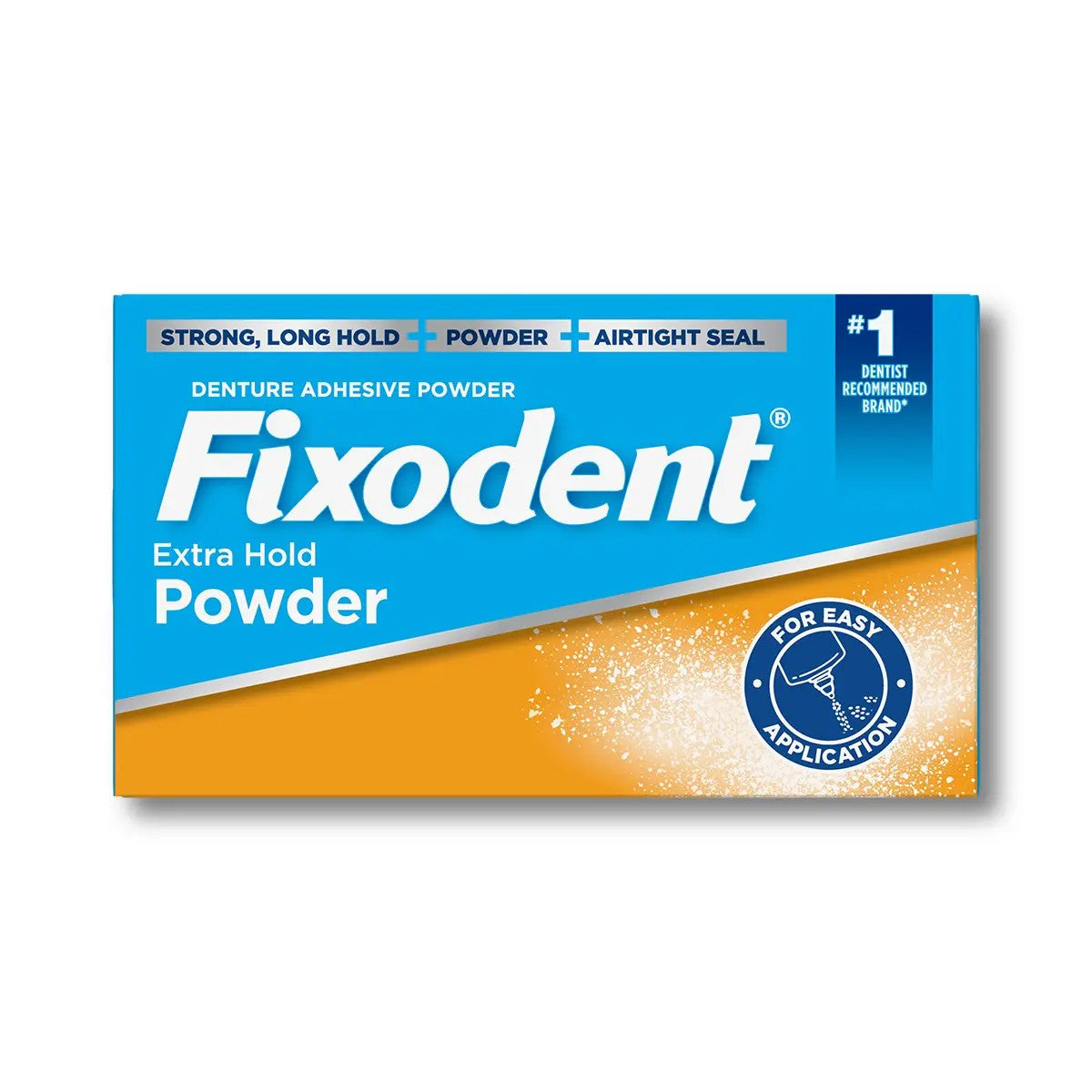 Denture Adhesive Powder Extra Hold 2.7oz - Strong All-Day Grip