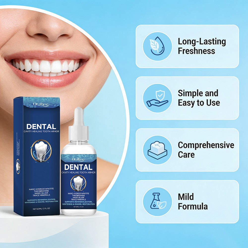Liquid Dental Cavity Repair Serum with Nano-Hydroxyapatite - Gum & Tooth Sensitivity Relief