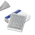10 Pcs Stainless Steel Hair Thinning Razor Edges for Texturizing & Styling