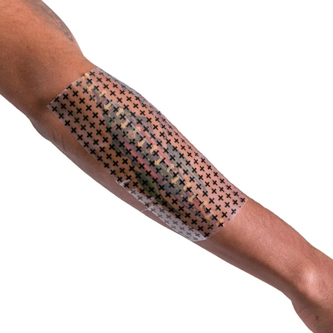 Derm Shield Tattoo Aftercare Bandage Roll – Waterproof Adhesive, 5.9" x 8 yd