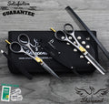 Professional Japanese Stainless Steel Hair Cutting Shears Set - 6 Inch Barber Scissors Kit
