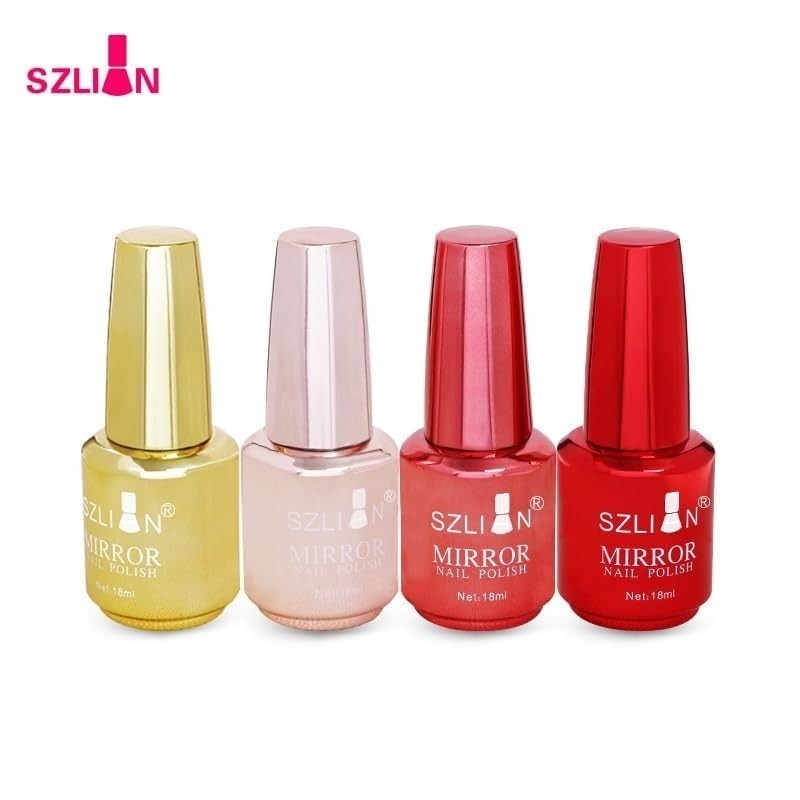 Gold Metallic Nail Polish - Long-Lasting Nail Art Varnish for DIY & Salon
