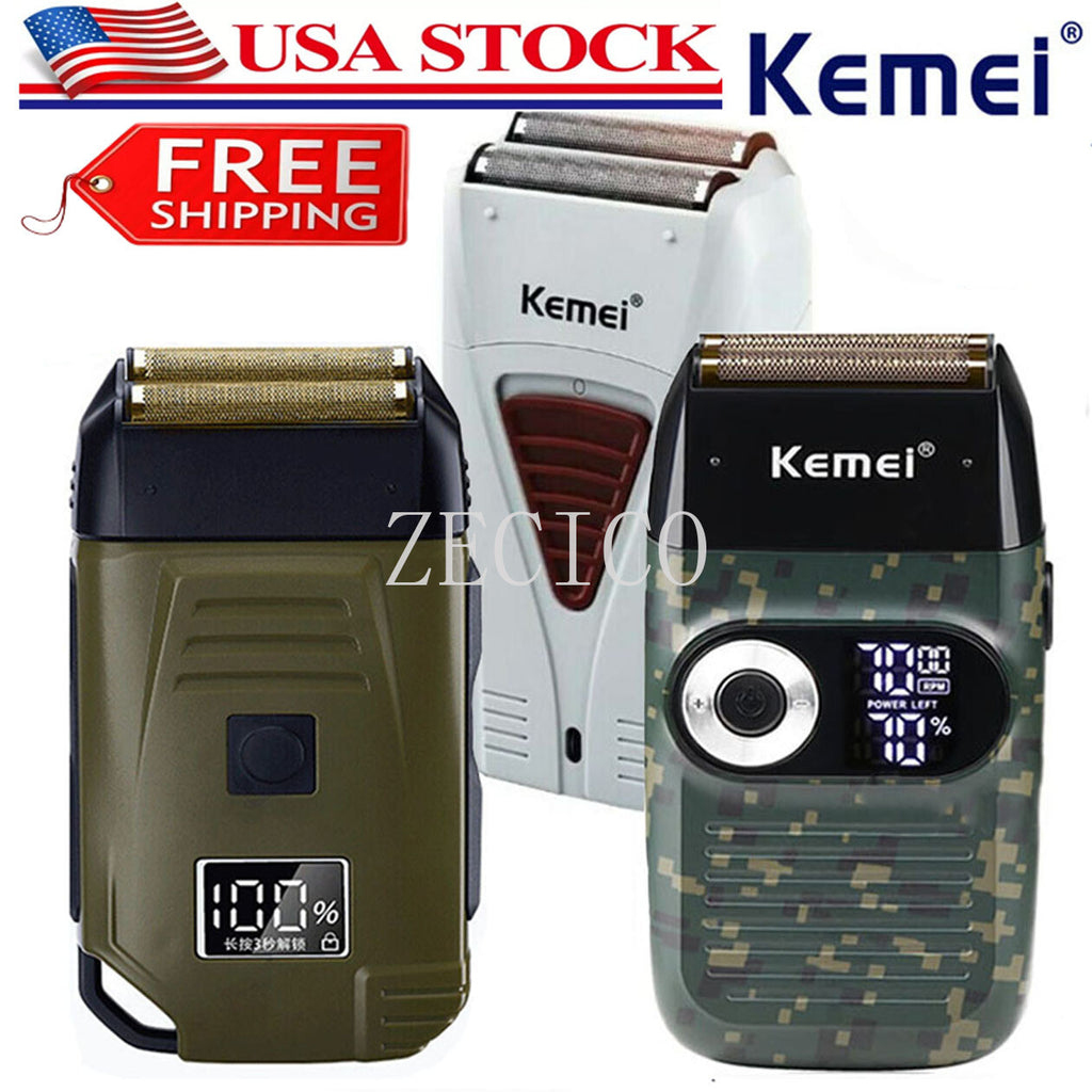 Cordless Electric Shaver for Men with Bald Trimmer - Rechargeable