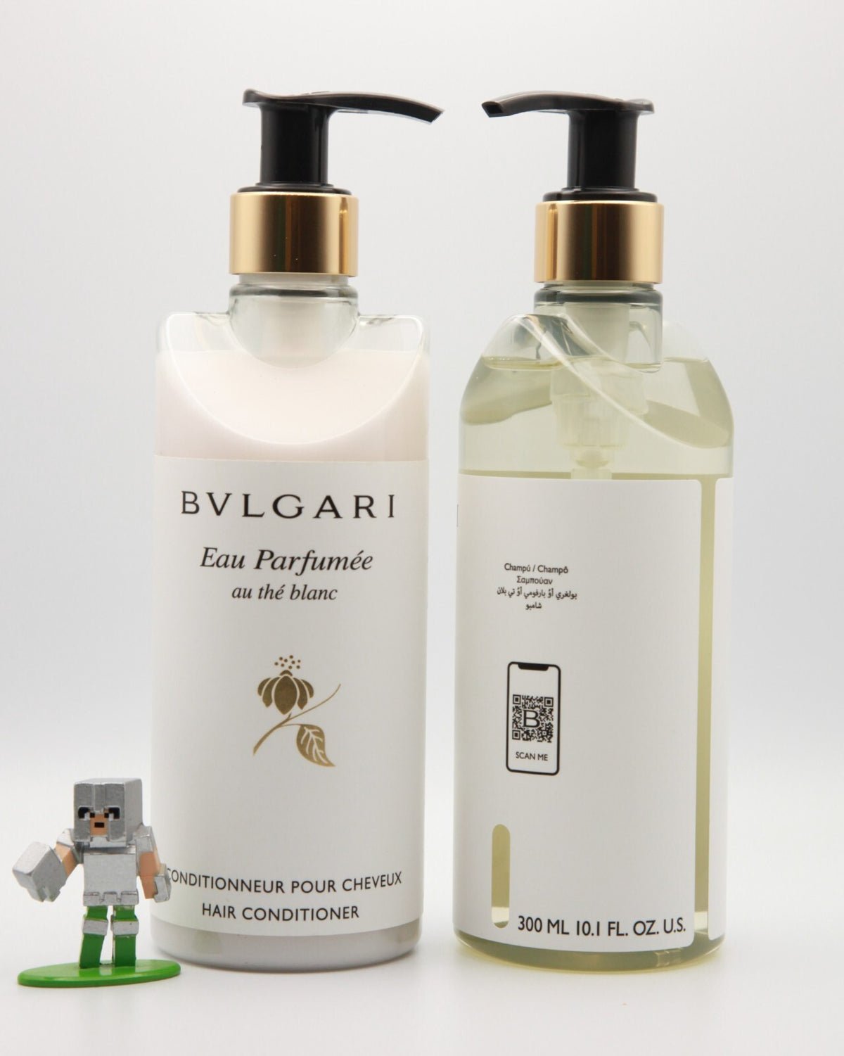 Bulgari White Tea Hair Care Set Shampoo & Conditioner 600ml