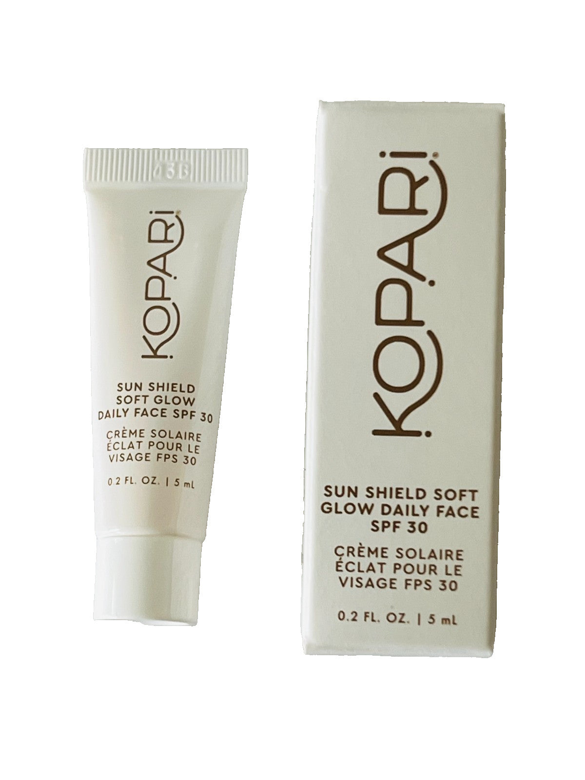 Travel Size SPF 30 Sunscreen Face Shield - Soft Glow Daily Protection