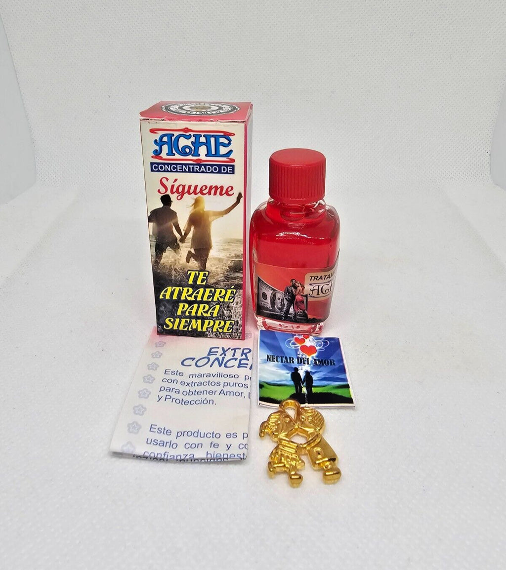 Attract Love Pheromone Extract with Prayer Amulet - Natural Herbal Fragrance