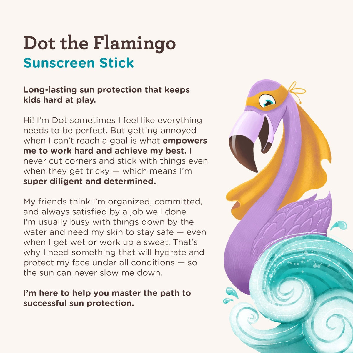Kids Mineral Sunscreen Stick SPF 50 Water Resistant Sensitive Skin 1.5 oz