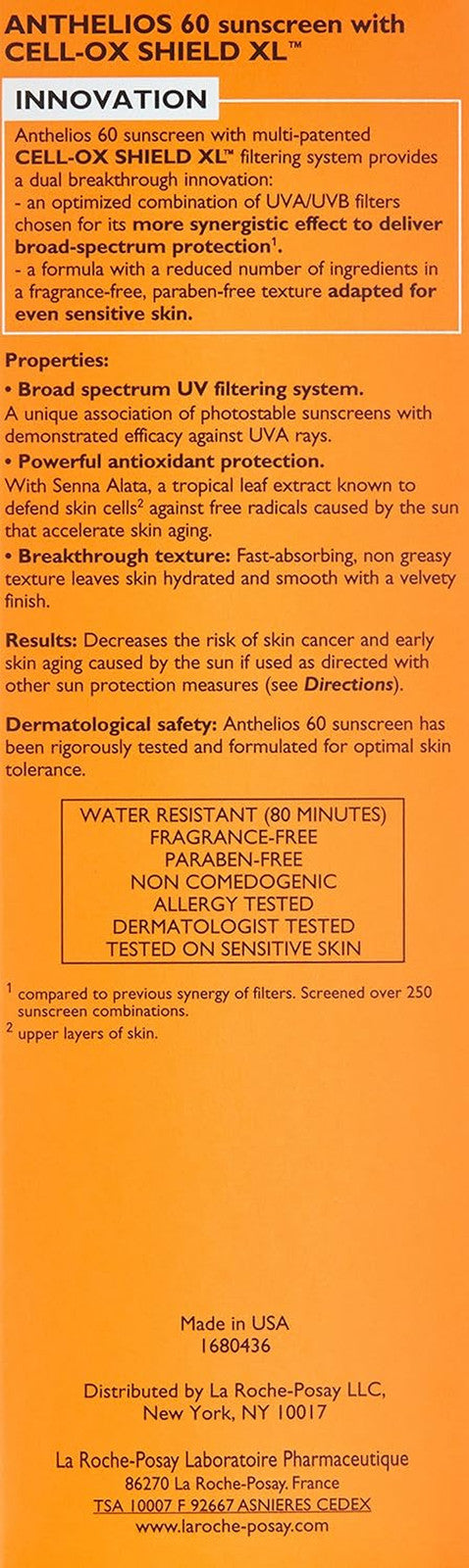 SPF 60 Mineral Sunscreen for Face & Body - Sensitive Skin, Fast Absorbing