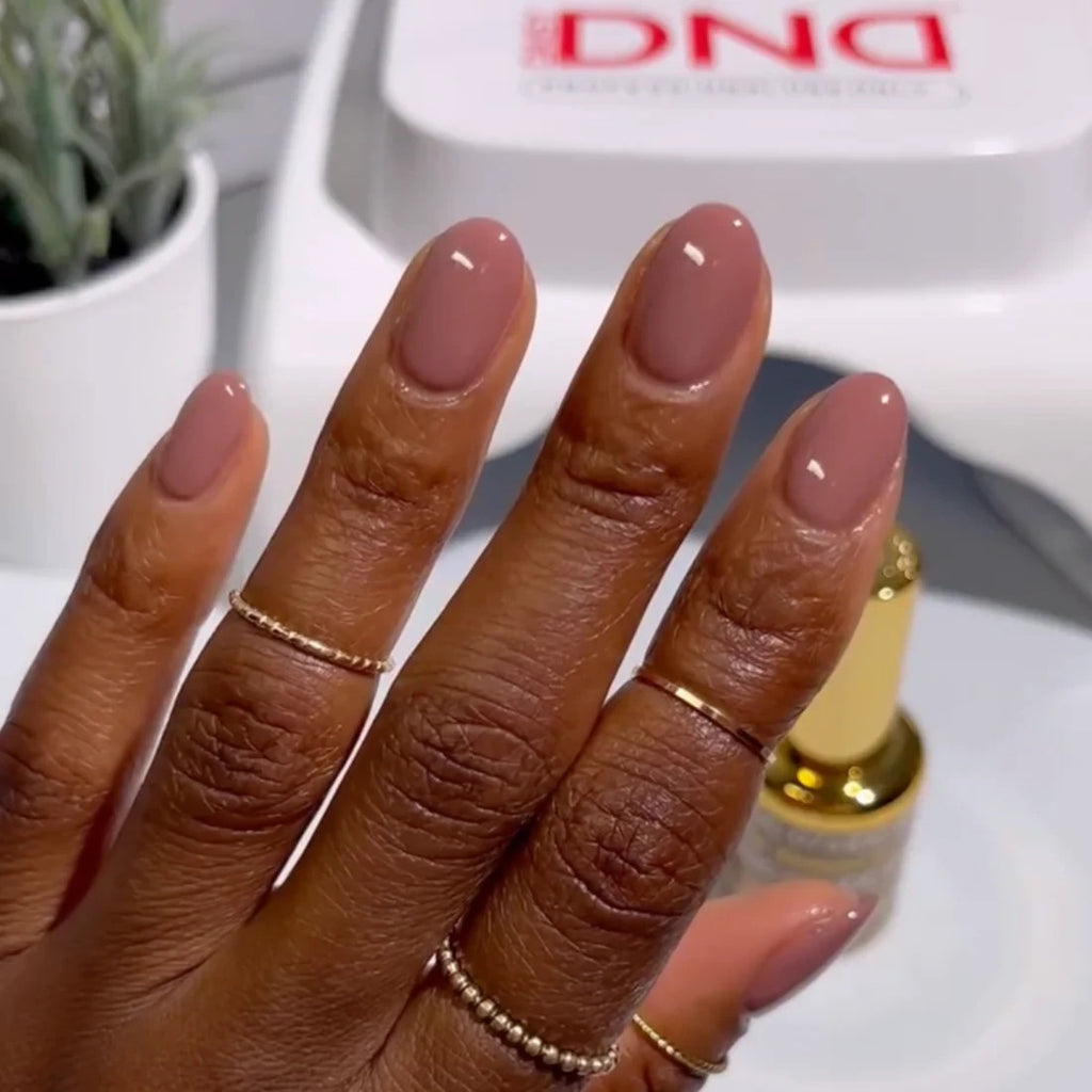 DND Gel Nail Polish Set Tiramisu Slice 075 - 0.6 oz Duo with Matching Polish
