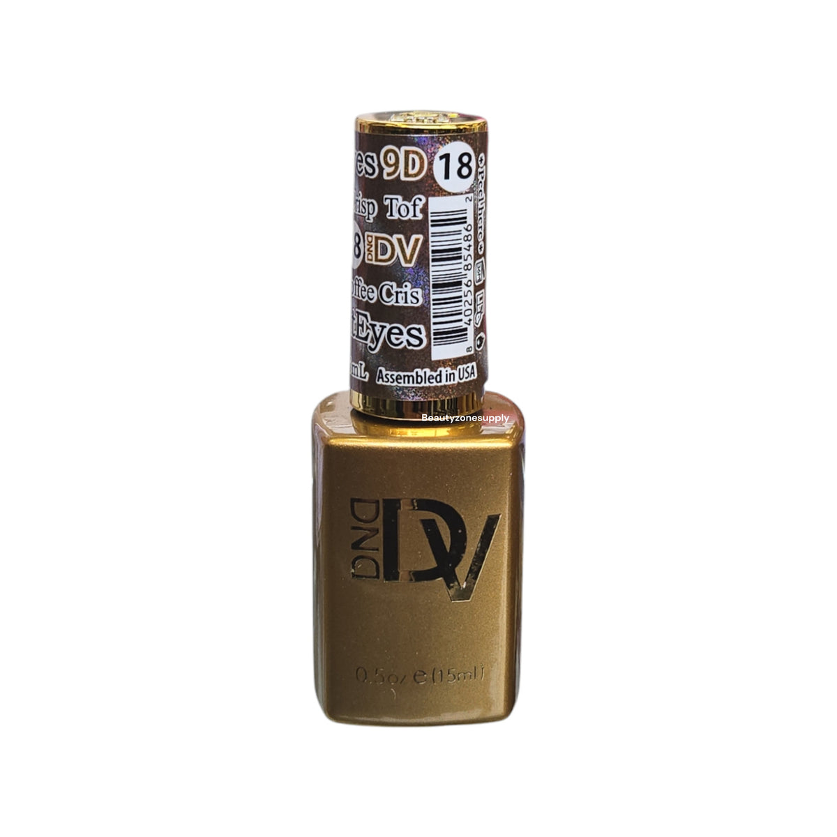 Diva 9D Cat Eyes Gel Polish 18mL - Toffee Crisp Nail Art Effect