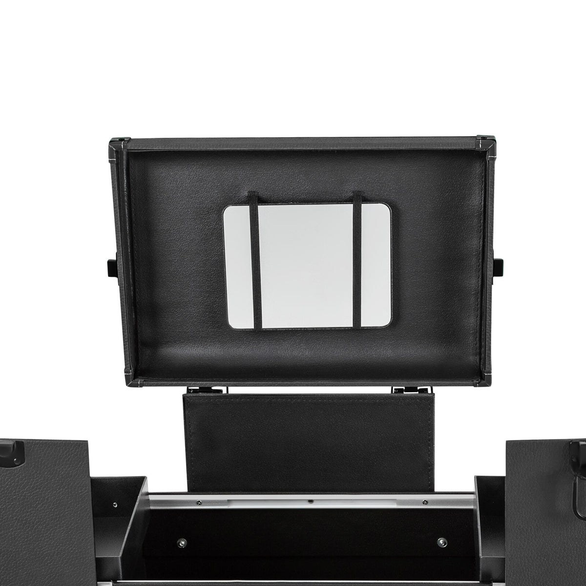 Rolling Makeup Case with Lockable Storage Trolley Organizer