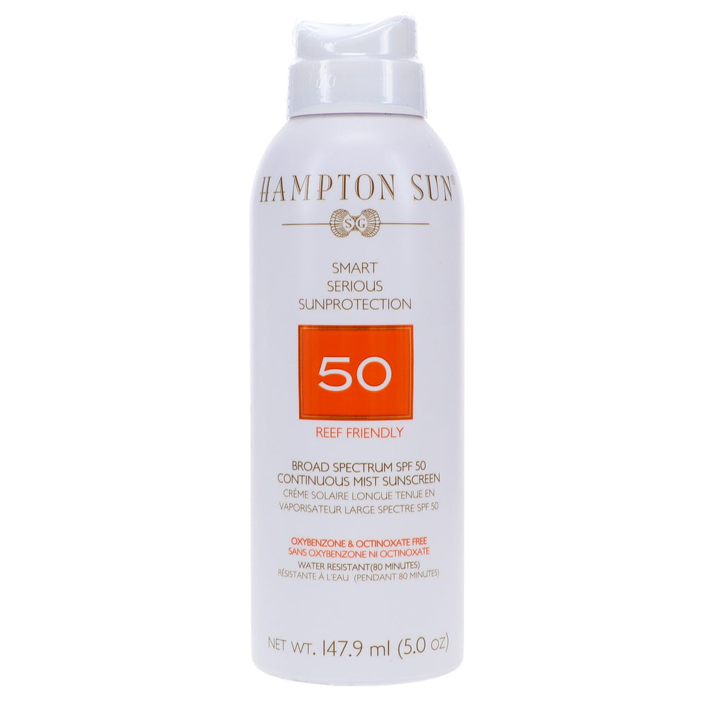 SPF 50 Continuous Sun Mist - Light, Non-Greasy Sunscreen with Vitamin E