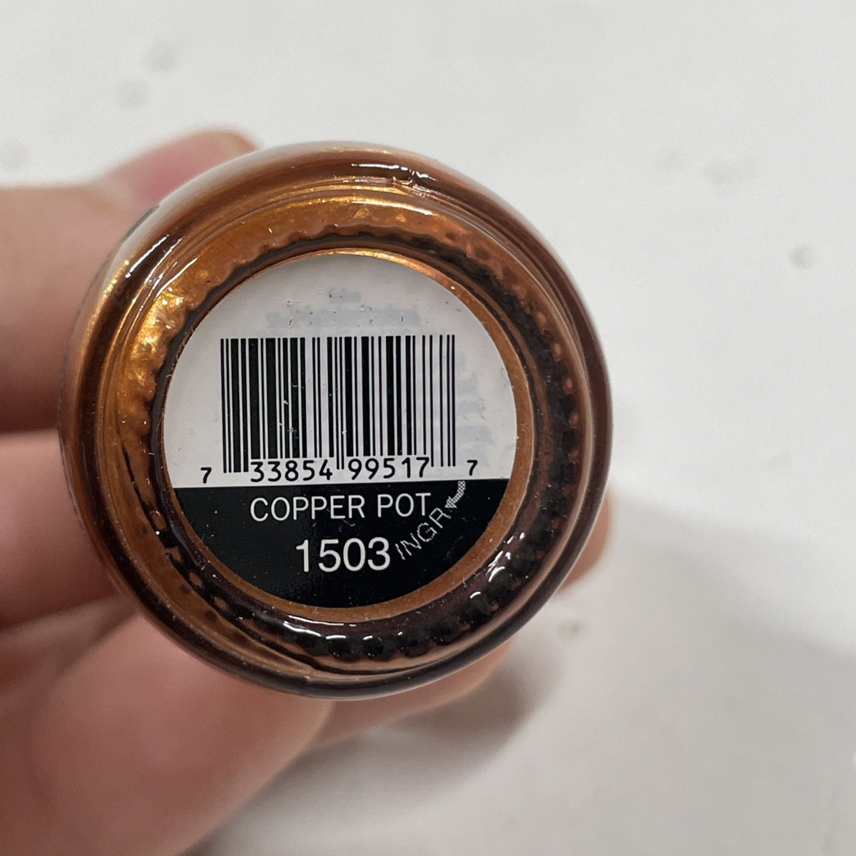 Copper Pot Nail Polish - Sinful Colors Professional Gold Lacquer 1503 - Rare Discontinued