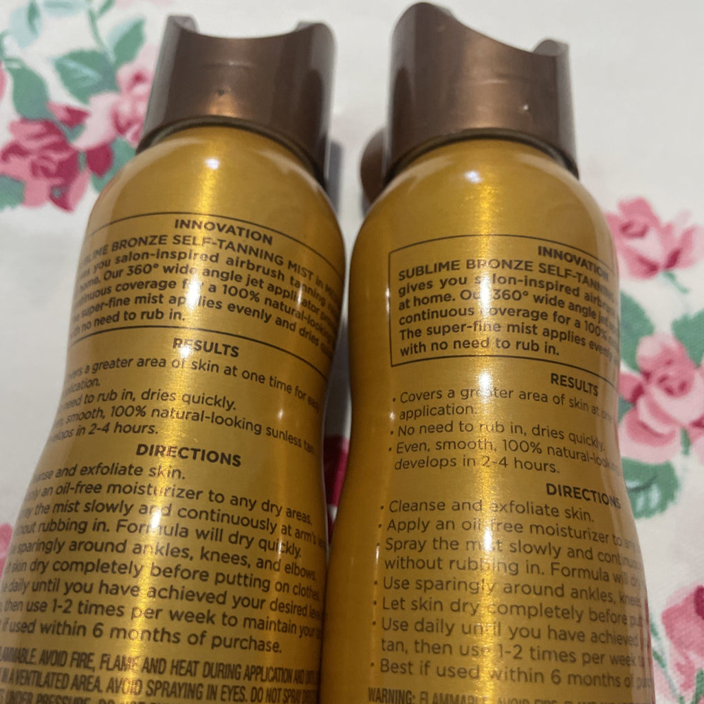 Self-Tanning Spray Mist - Natural Medium Sunless Tan, 4.6oz