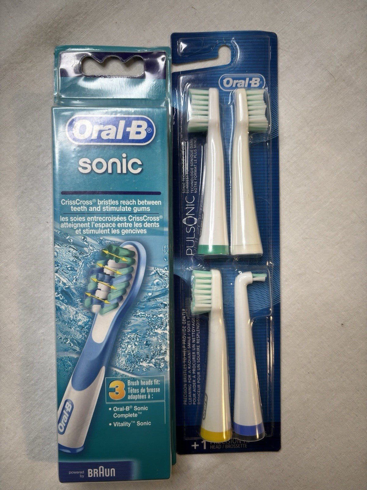 7 Pack Oral B Sonic Complete Replacement Toothbrush Heads - Electric