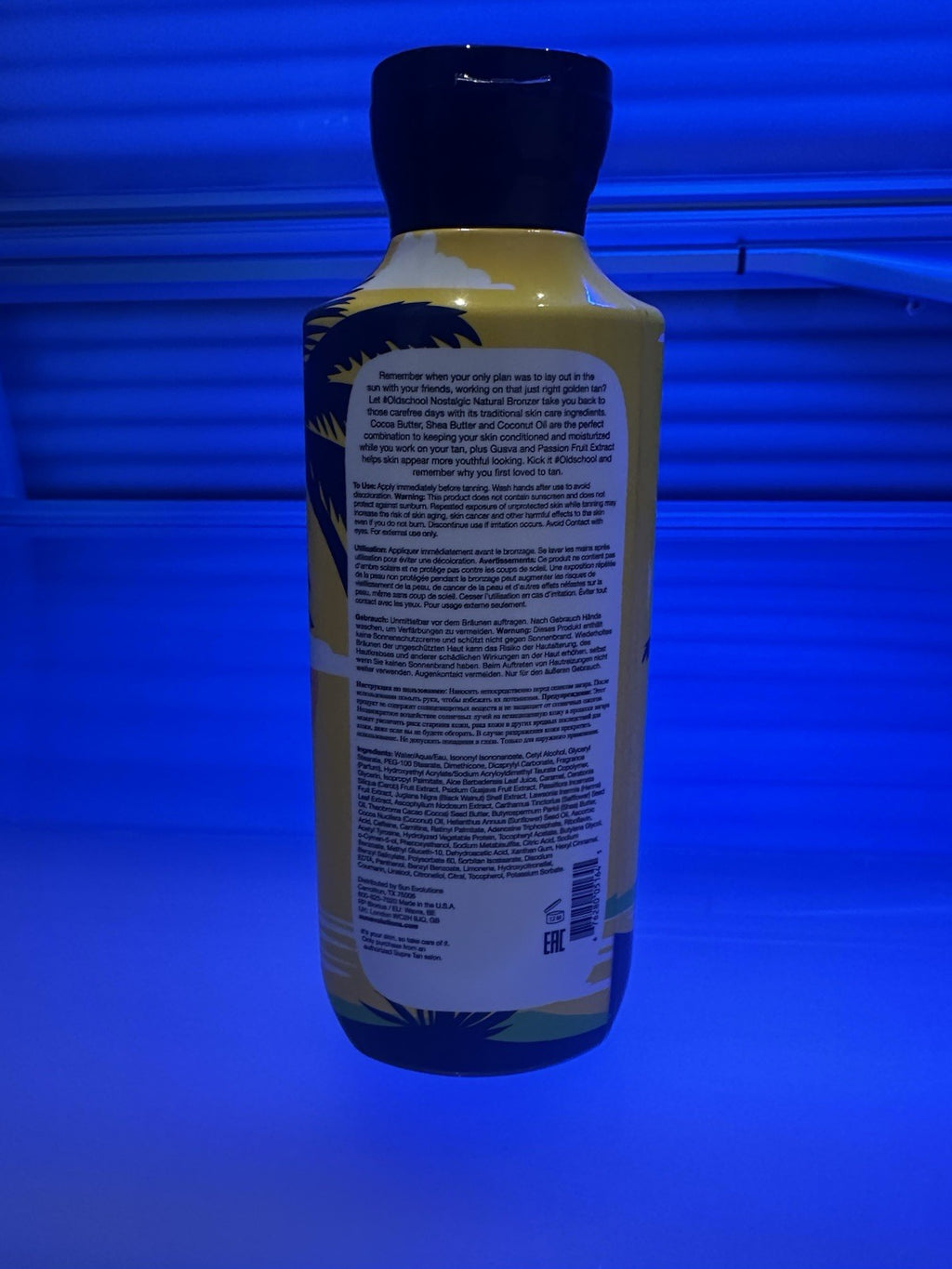 Natural Old School Bronzer Tanning Lotion - 10.1 Oz