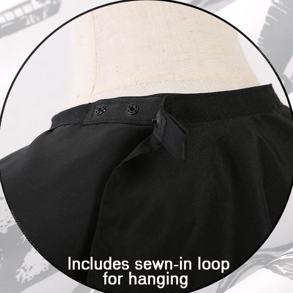 Professional Hair Cutting Cape with Adjustable Neck Closure and Duster Brush
