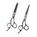 Left-Handed Hair Cutting & Thinning Scissors - Sharp Barber Shears, 6 Inches