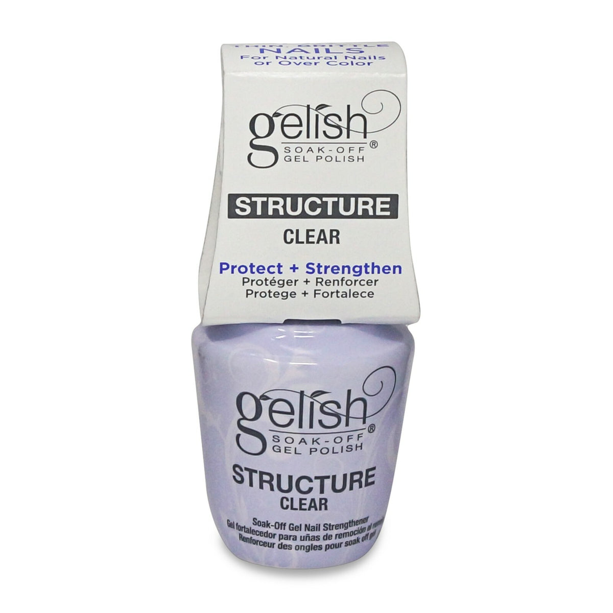 Clear Structure Gel for Nails - Stronger, Hide Imperfections, Encapsulate Art 0.5oz