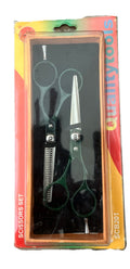 Hair Barber Scissors Set - 5.5 Inch Stylist Shears for Hair Cutting