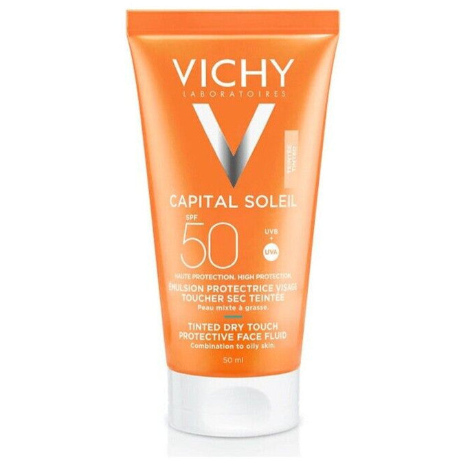 Vichy SPF 50 BB Tinted Mattifying Face Fluid - Oil Control, Sensitive Skin
