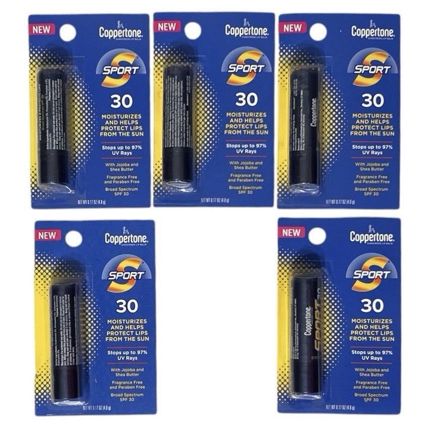 SPF 30 Sunscreen Lip Balm Pack - Hydrating, Water-Resistant Lip Protection