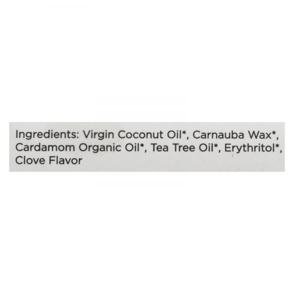 Vegan Dental Floss with Coconut Oil & Organic Clove Cardamom - 55 Yards Case of 6
