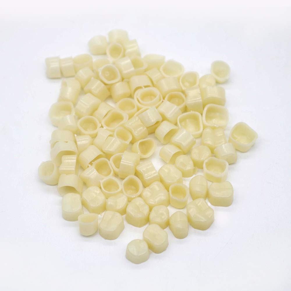 Mixed Dental Temporary Crown Kit for Anterior & Posterior Teeth - 100 Units