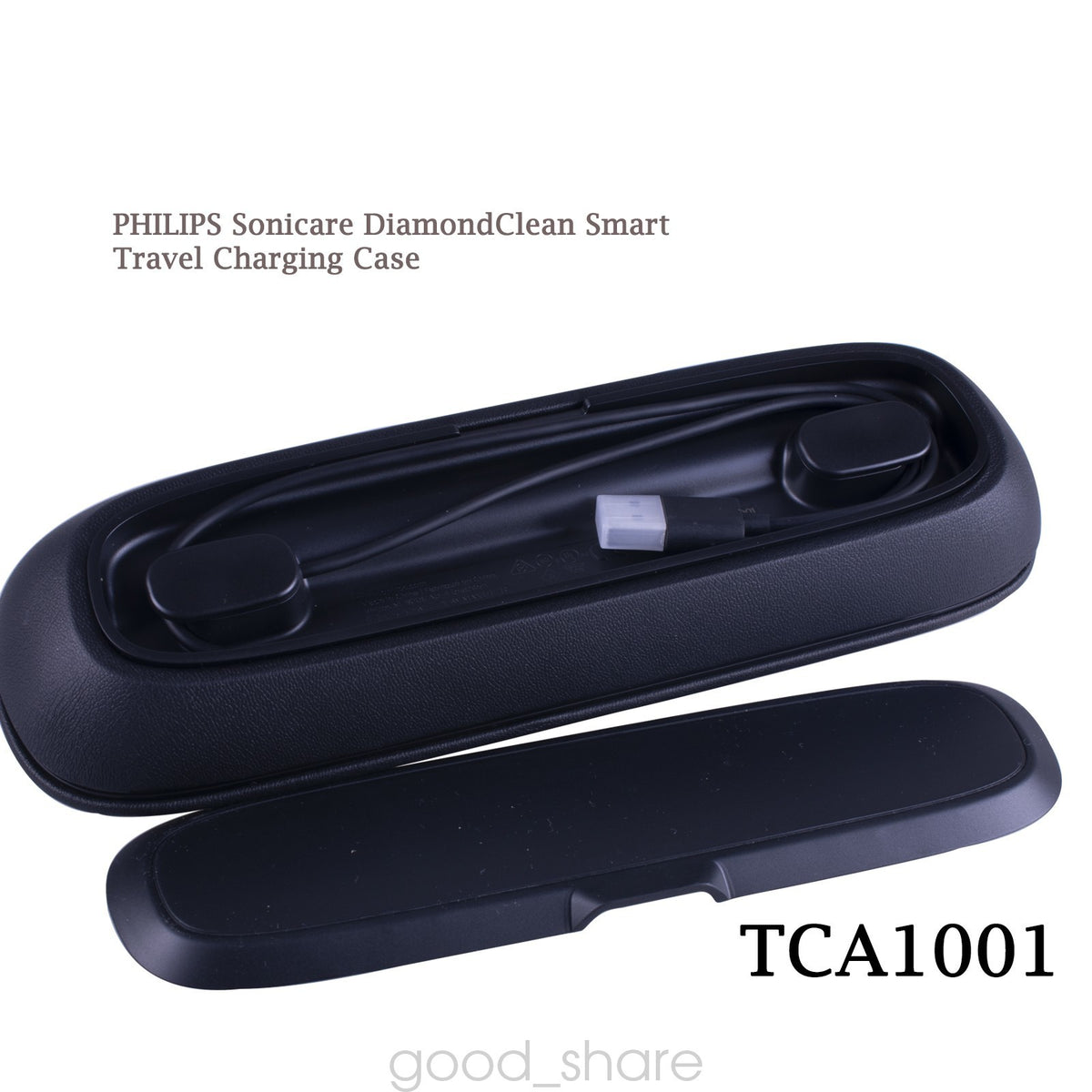Blue Toothbrush Set with Travel Case for Philips Sonicare DiamondClean Smart 9500