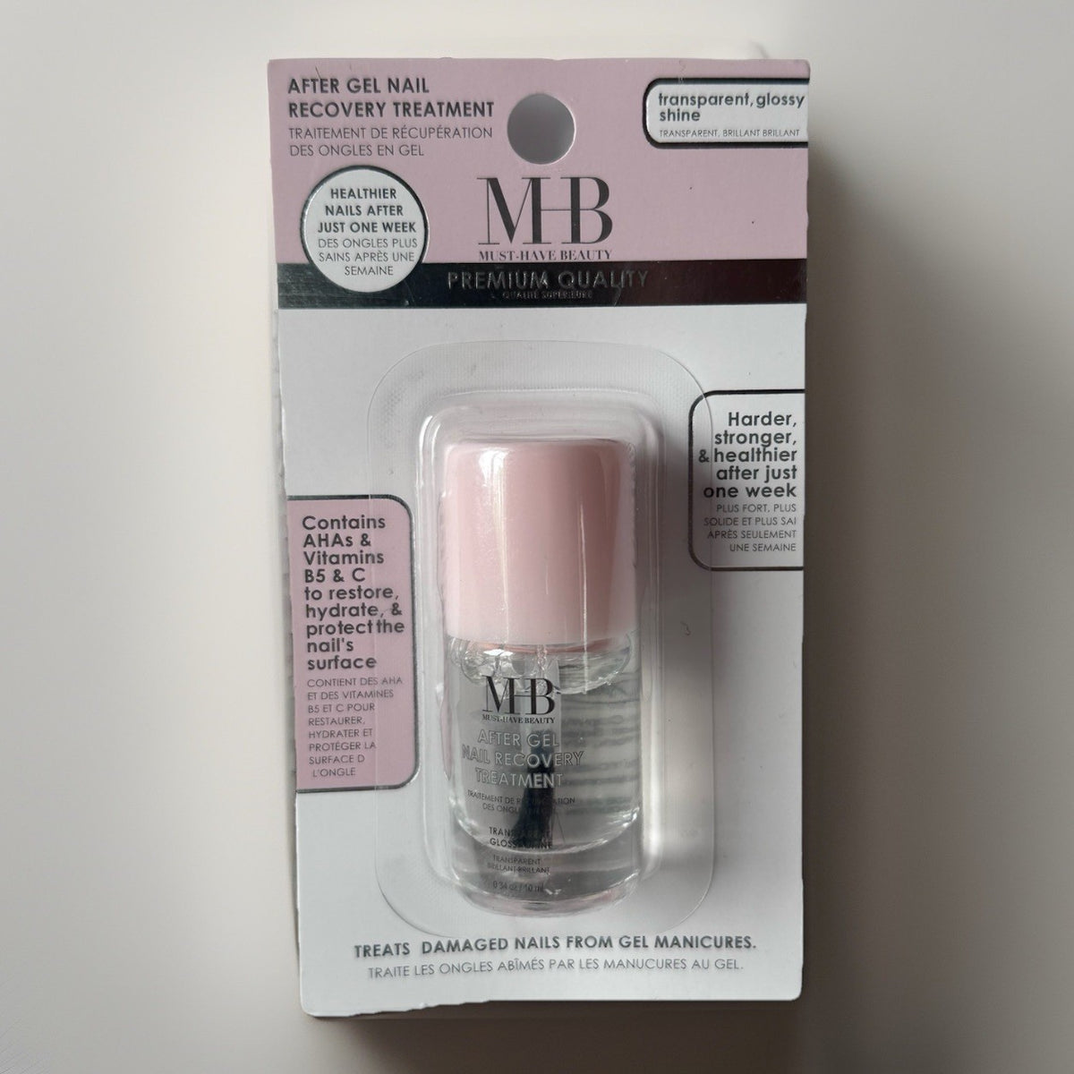 Nail Recovery Treatment with AHA Vitamins B5 & C - Hydrating Nail Care Serum