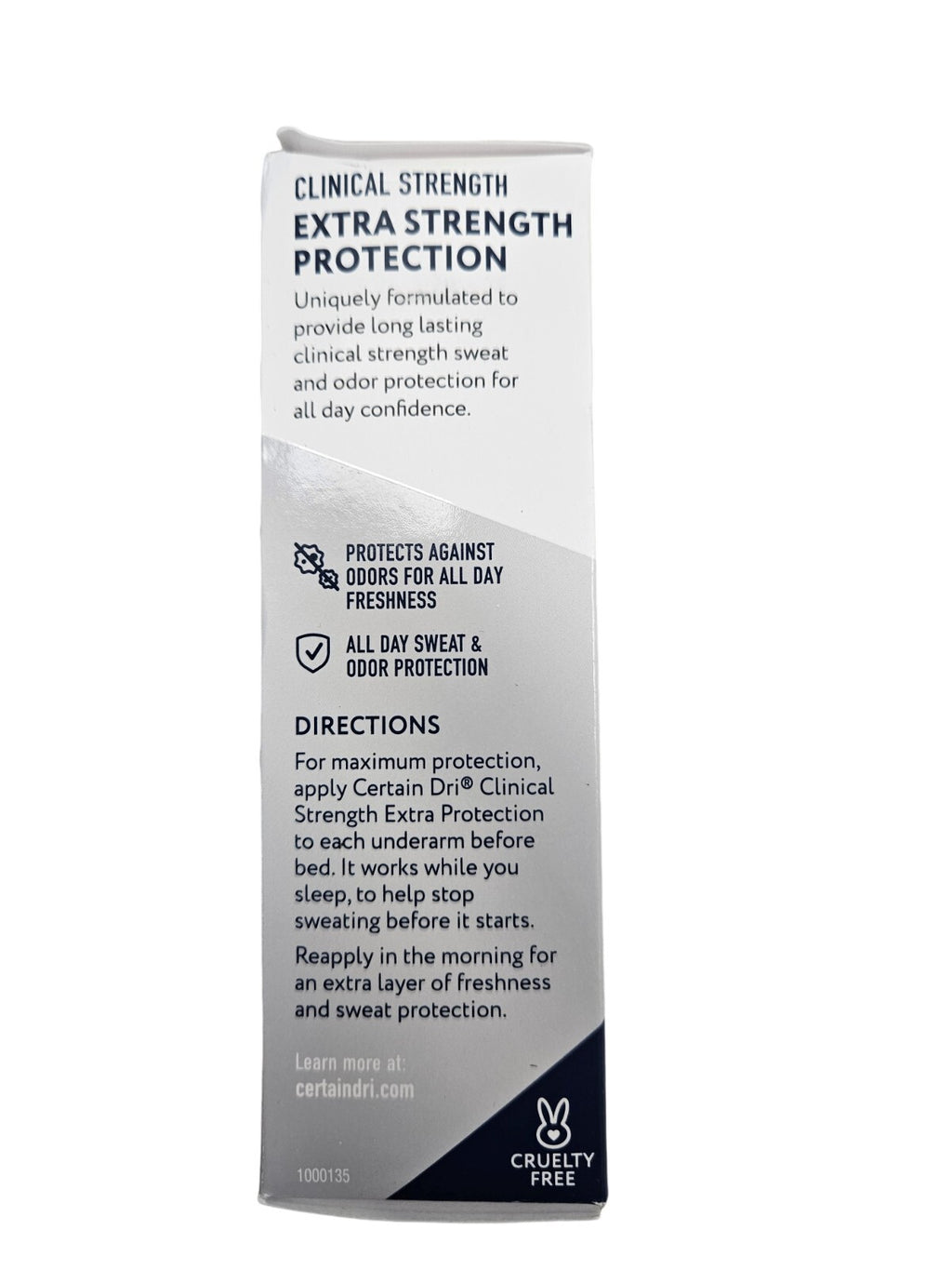 Certain Dri Extra Strength Antiperspirant Stick 1.7 oz 3 Pack