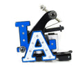 Blue Lining & Shading Tattoo Machine with 8 Wrap Coils