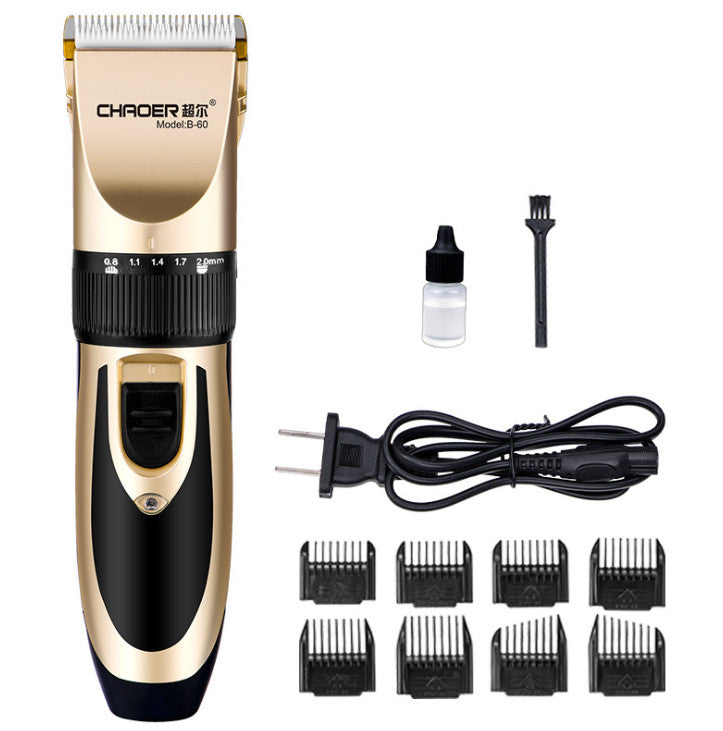 Rechargeable Electric Hair Clipper & Beard Trimmer Men Grooming Kit