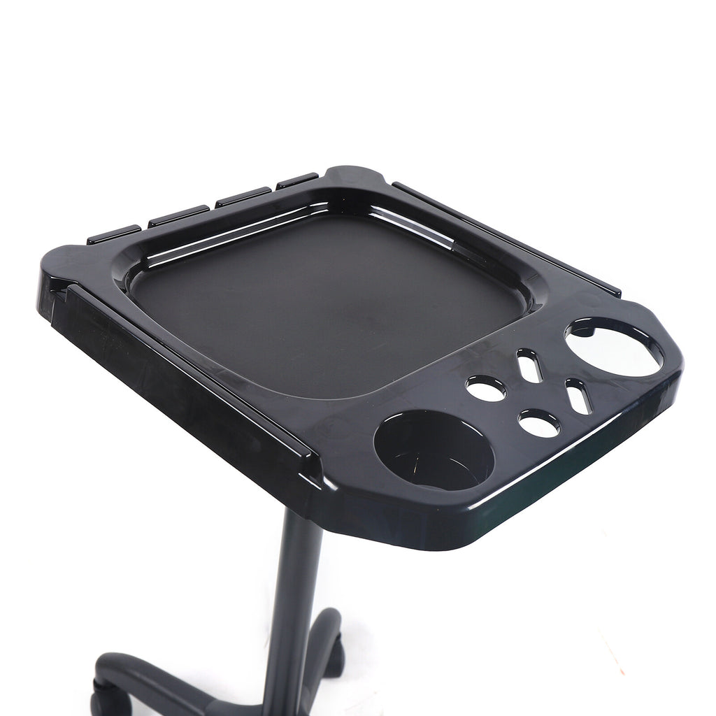 Salon Rolling Cart with Wheels - Adjustable Hairdresser Storage Trolley
