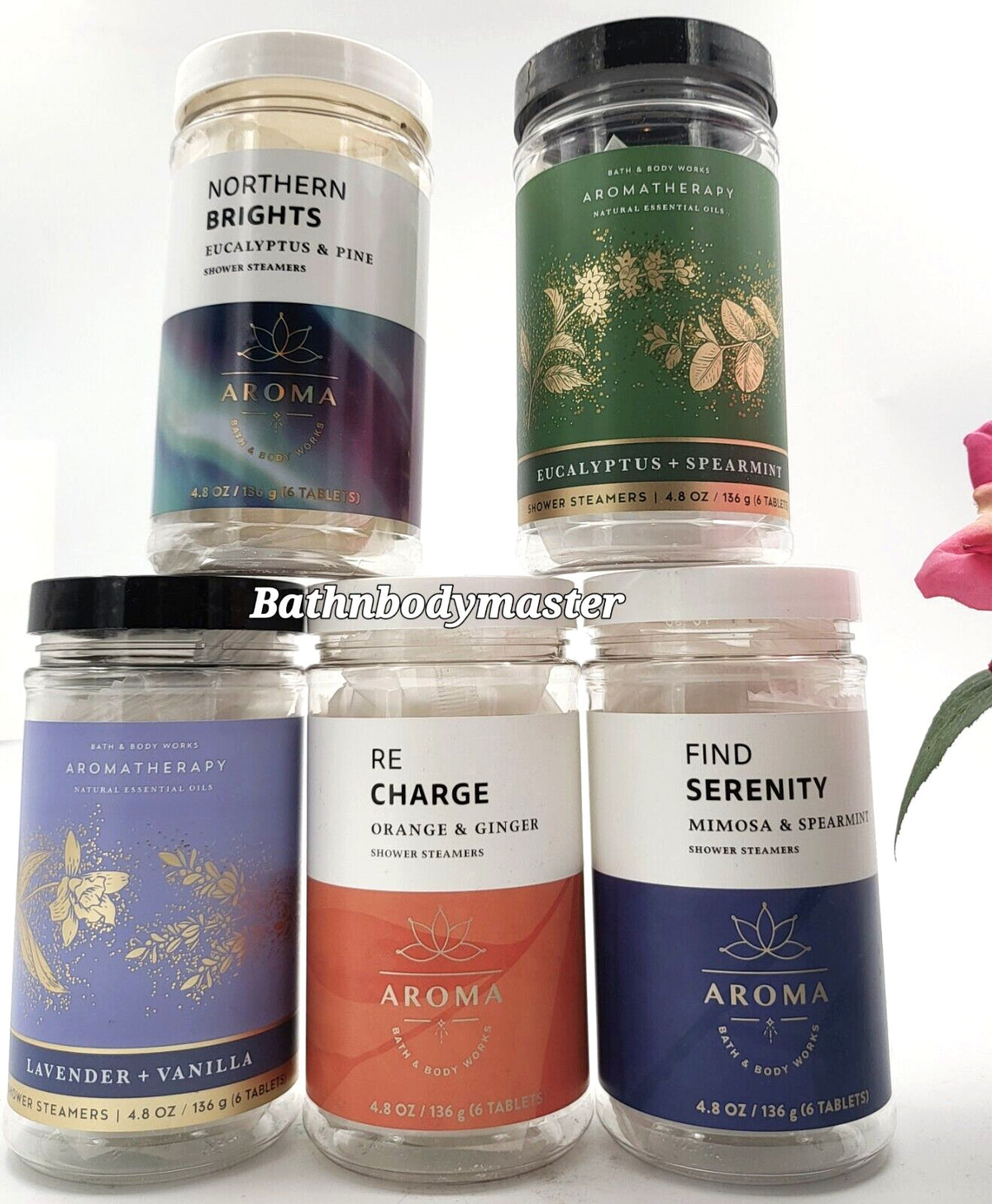 Essential Oil Shower Steamers Spa Set - 4.8 oz, 6 Count