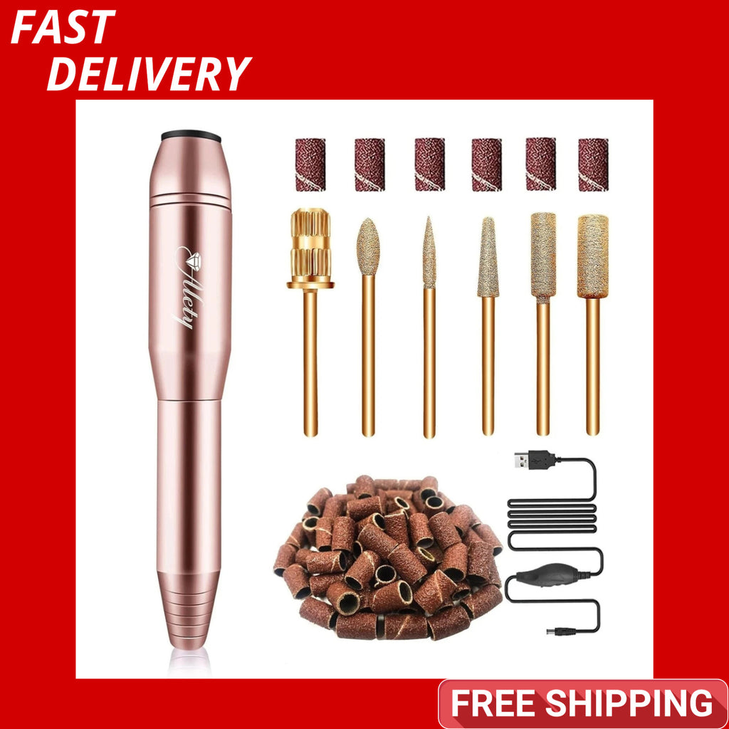 Electric Nail Drill Kit for Acrylic Gel Nails Manicure Pedicure